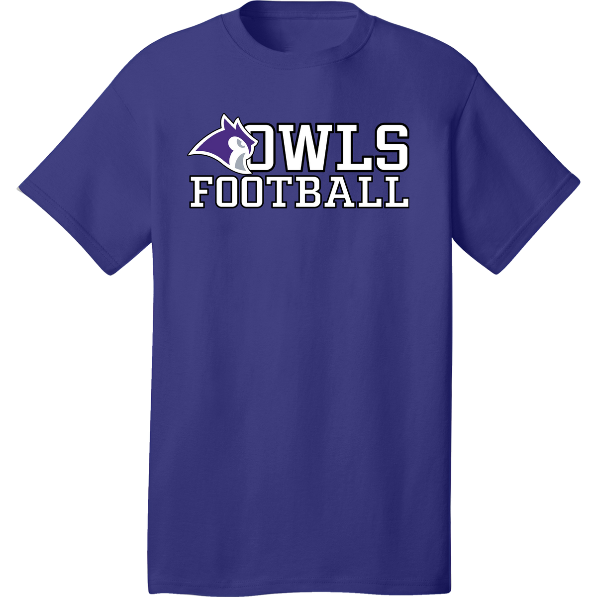 KCFB OWLS COTTON TEE (CUSTOMIZEABLE SPIRITWEAR)