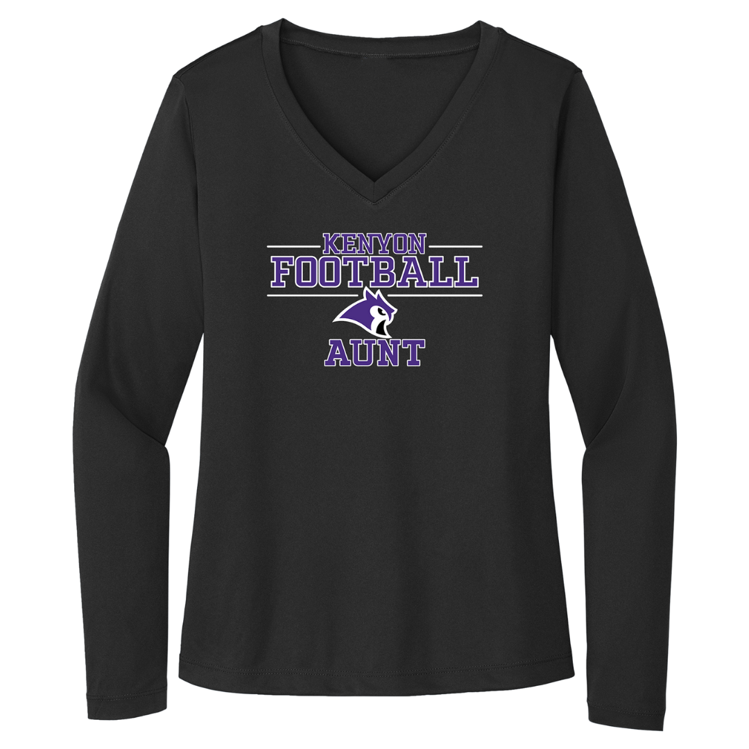 KCFB AUNT DRI-FIT LONG SLEEVE V-NECK
