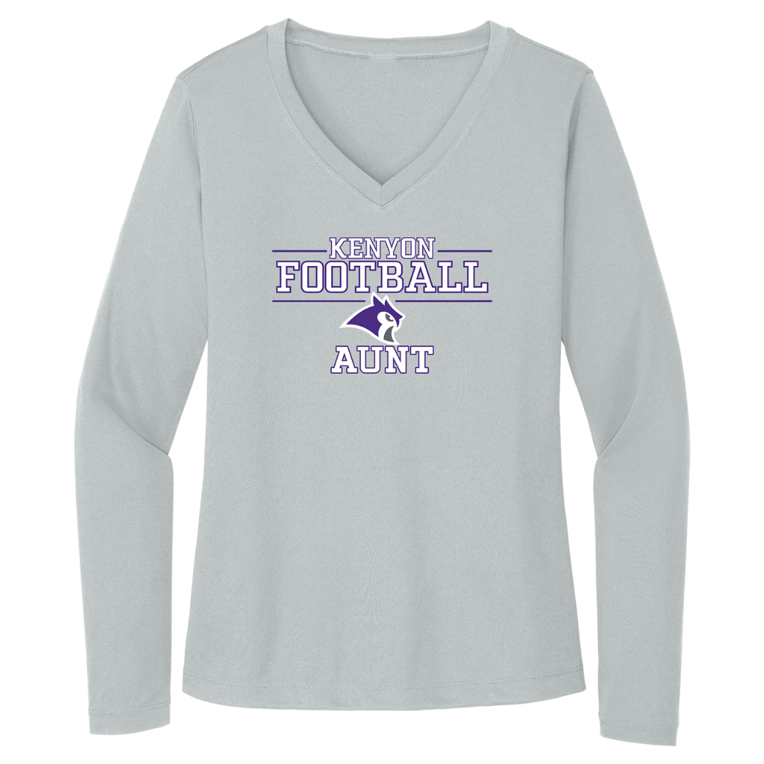 KCFB AUNT DRI-FIT LONG SLEEVE V-NECK