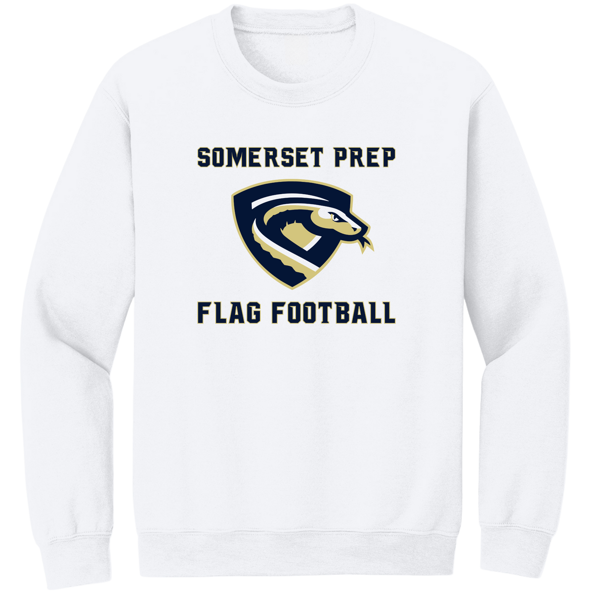 SOMERSET PREP CUSTOMIZABLE FLAG FOOTBALL CREWNECK SWEATSHIRT