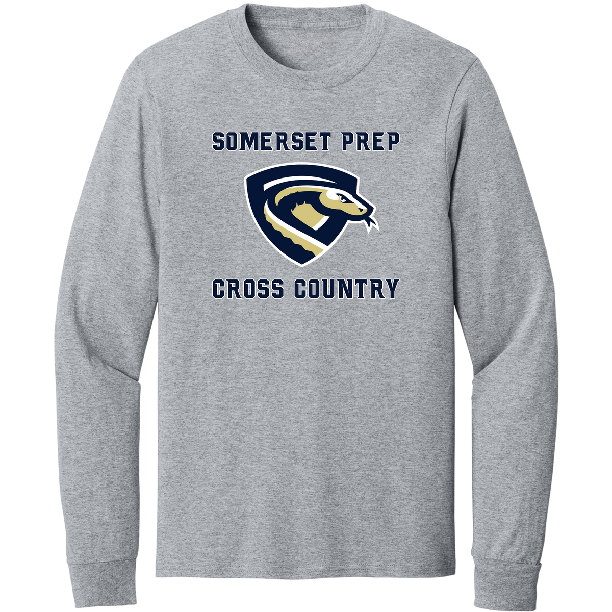 SOMERSET PREP CROSS COUNTRY COTTON LONG SLEEVE SHIRT