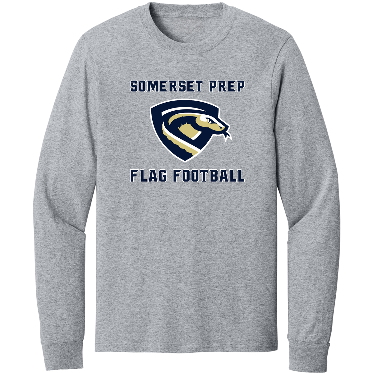 SOMERSET PREP CUSTOMIZABLE FLAG FOOTBALL COTTON LONG SLEEVE SHIRT