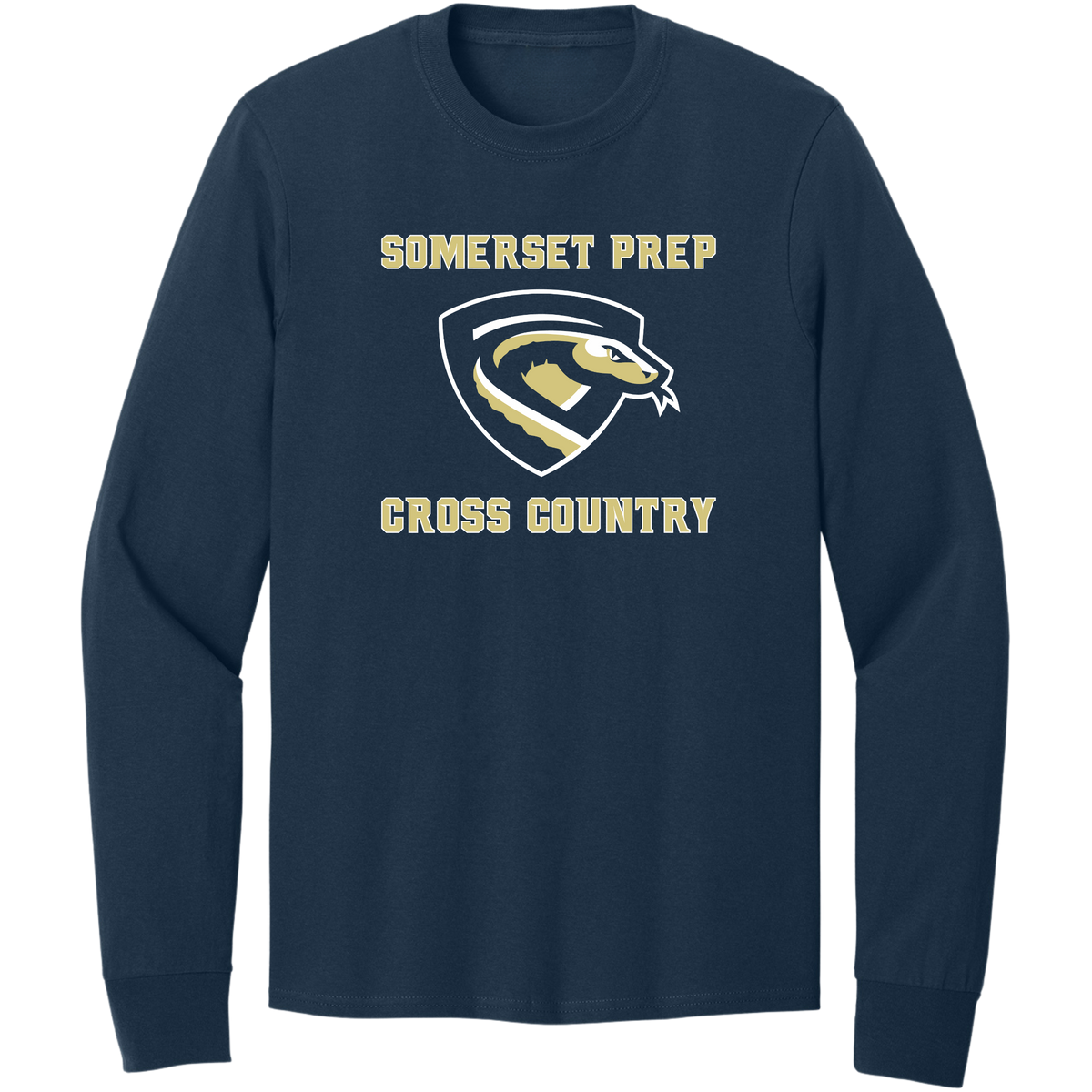 SOMERSET PREP CROSS COUNTRY COTTON LONG SLEEVE SHIRT