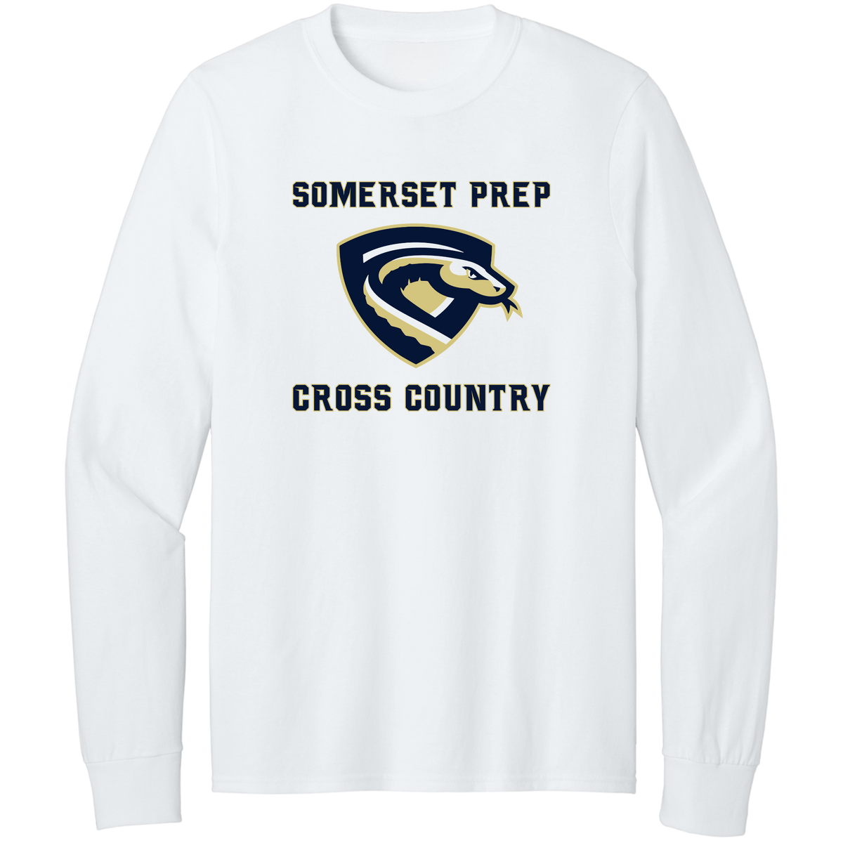SOMERSET PREP CROSS COUNTRY COTTON LONG SLEEVE SHIRT