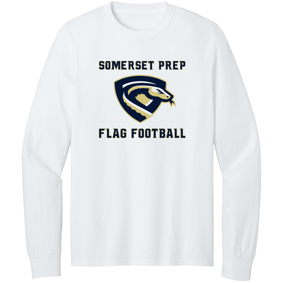 SOMERSET PREP CUSTOMIZABLE FLAG FOOTBALL COTTON LONG SLEEVE SHIRT