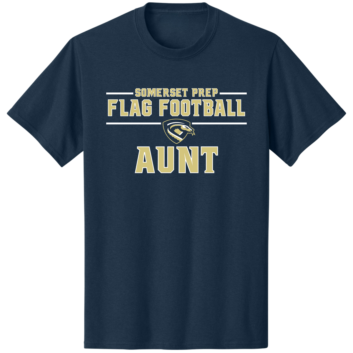 SOMERSET PREP FLAG FOOTBALL AUNT COTTON SHIRT (FAMILY COLLECTION)