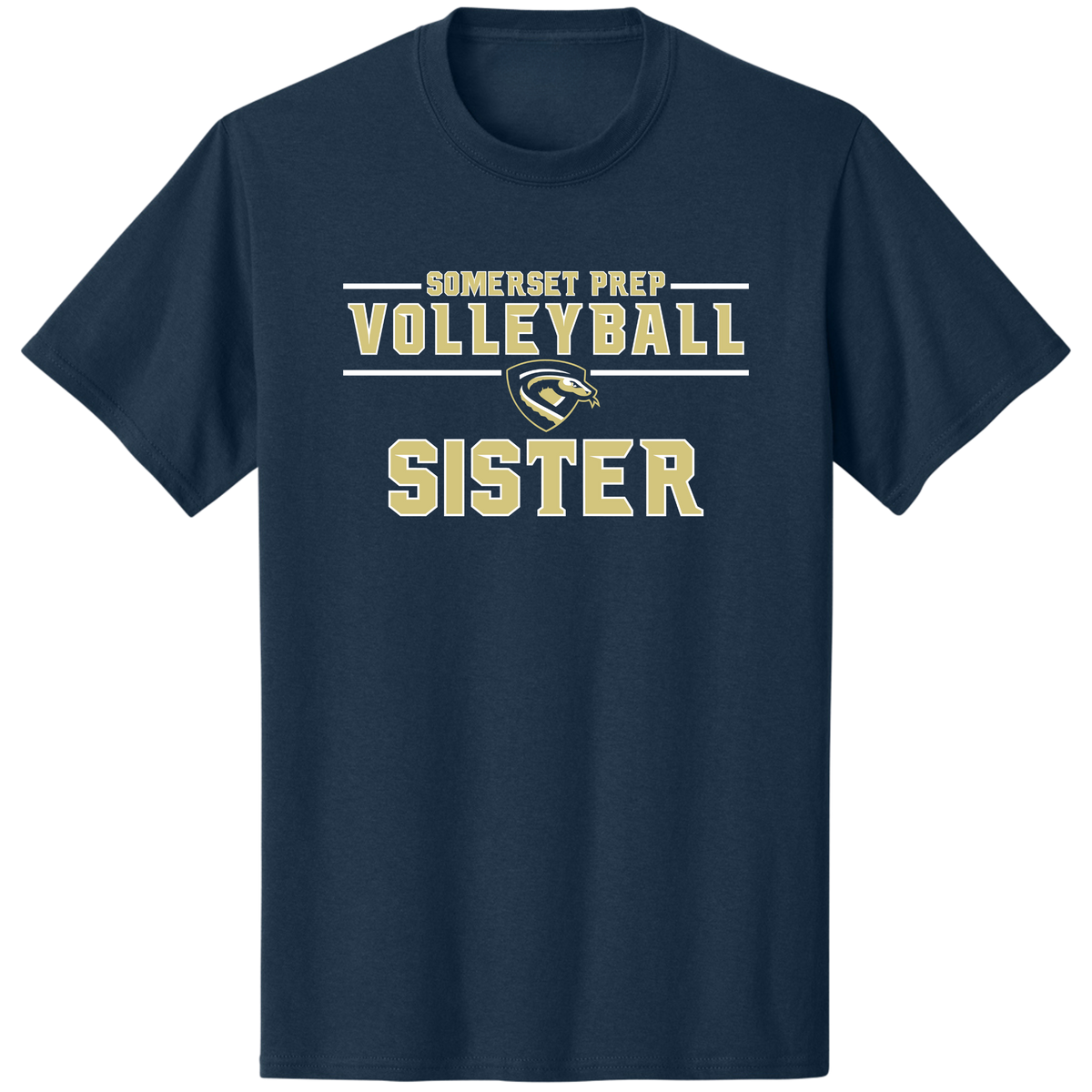 SOMERSET PREP VOLLEYBALL SISTER COTTON SHIRT (FAMILY COLLECTION)