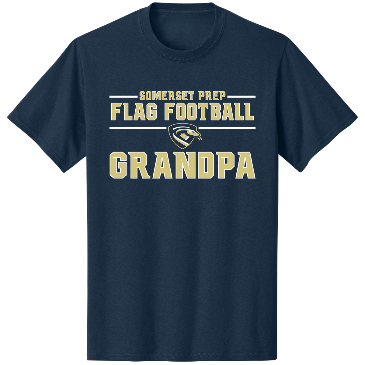 SOMERSET PREP FLAG FOOTBALL GRANDPA COTTON SHIRT (FAMILY COLLECTION)