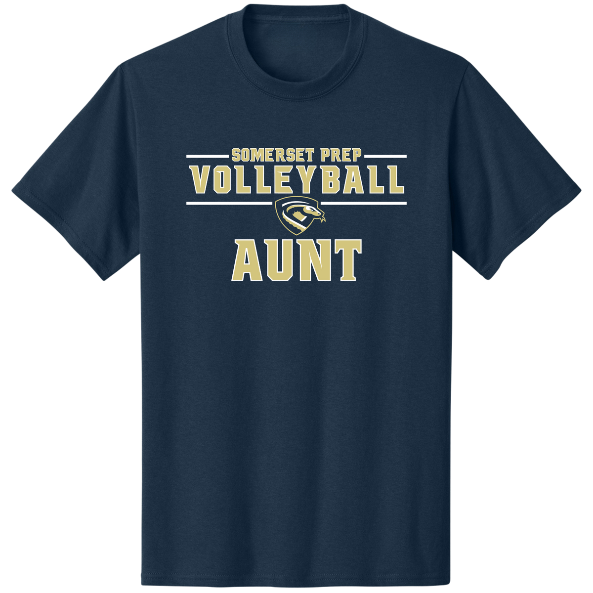 SOMERSET PREP VOLLEYBALL AUNT COTTON SHIRT (FAMILY COLLECTION)