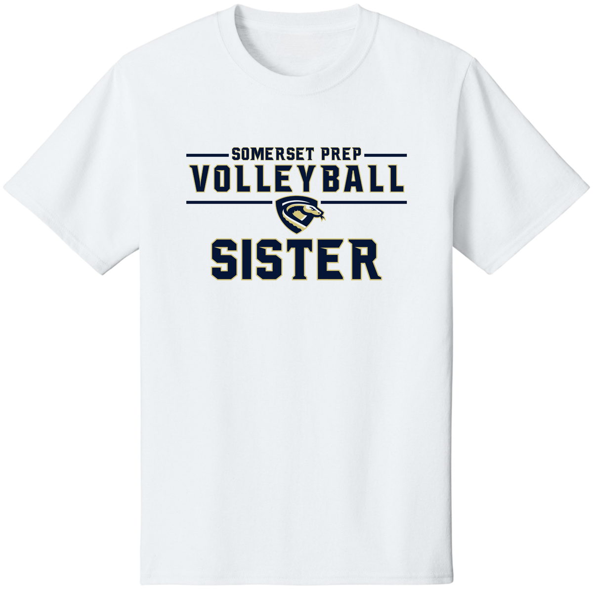 SOMERSET PREP VOLLEYBALL SISTER COTTON SHIRT (FAMILY COLLECTION)