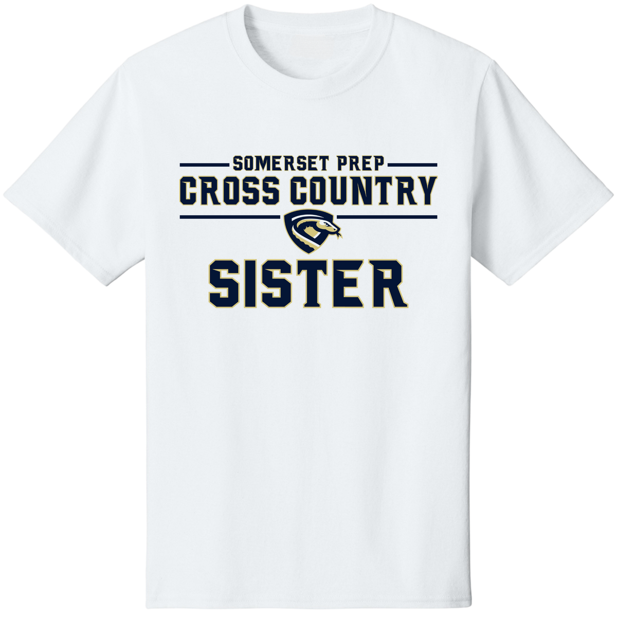 SOMERSET PREP CROSS COUNTRY SISTER COTTON SHIRT (FAMILY COLLECTION)