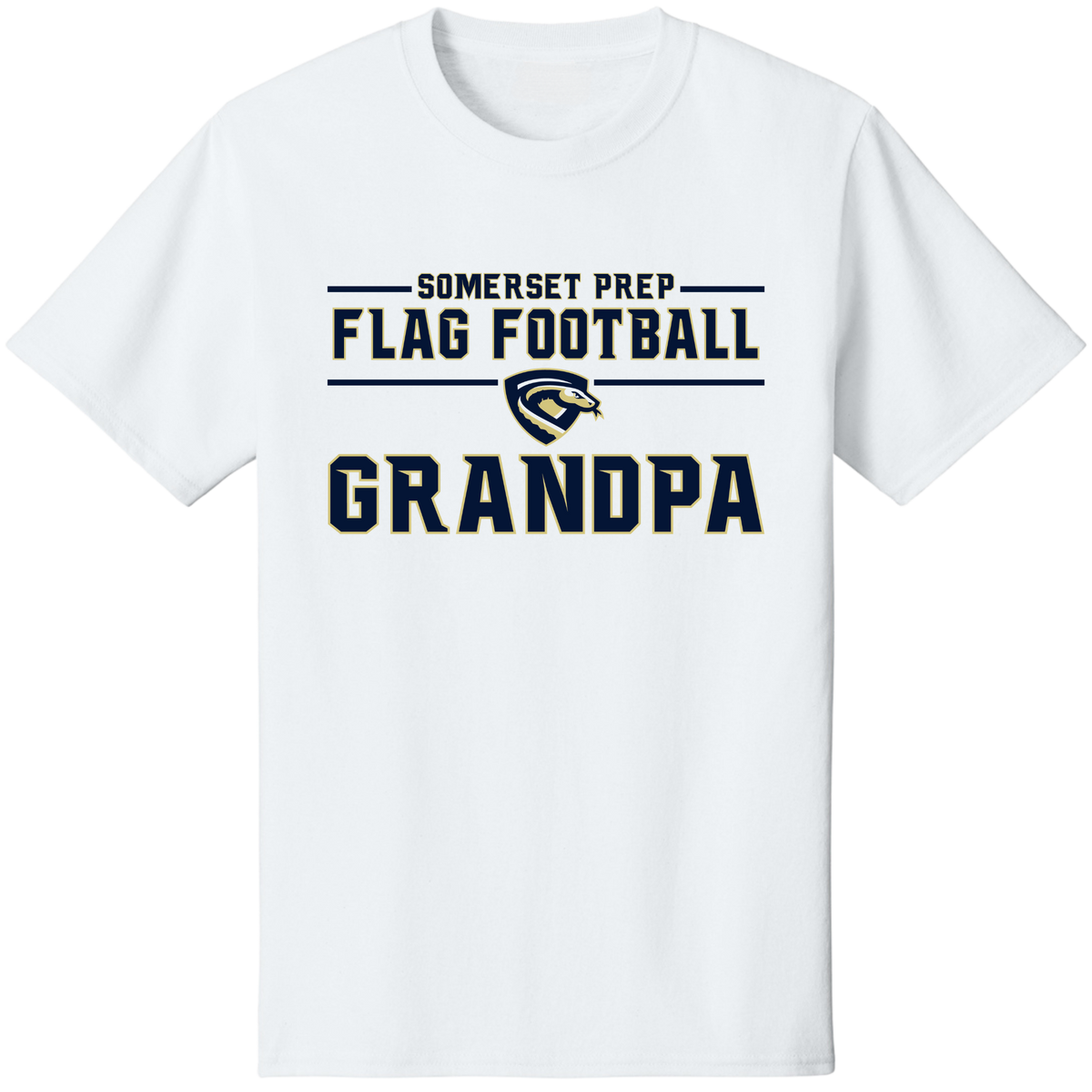 SOMERSET PREP FLAG FOOTBALL GRANDPA COTTON SHIRT (FAMILY COLLECTION)