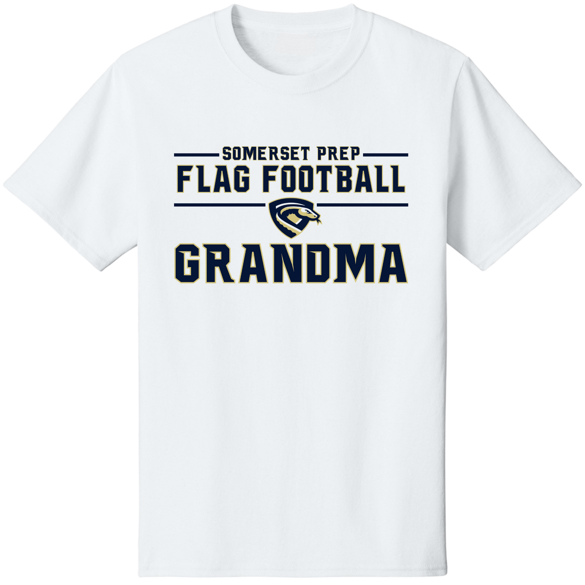 SOMERSET PREP FLAG FOOTBALL GRANDMA COTTON SHIRT (FAMILY COLLECTION)