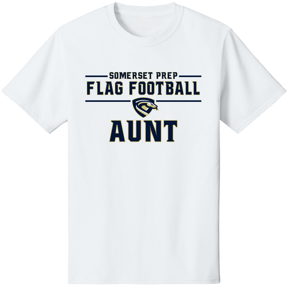 SOMERSET PREP FLAG FOOTBALL AUNT COTTON SHIRT (FAMILY COLLECTION)
