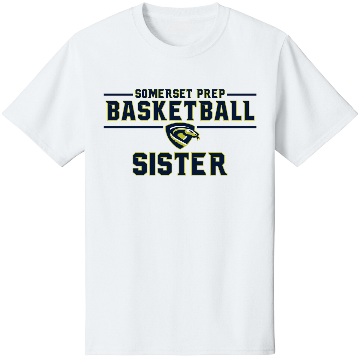 SOMERSET PREP BASKETBALL SISTER COTTON SHIRT (FAMILY COLLECTION)