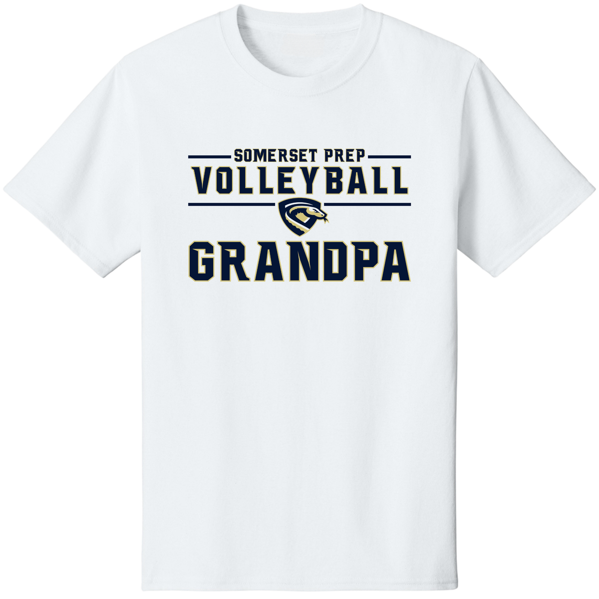SOMERSET PREP VOLLEYBALL GRANDPA COTTON SHIRT (FAMILY COLLECTION)