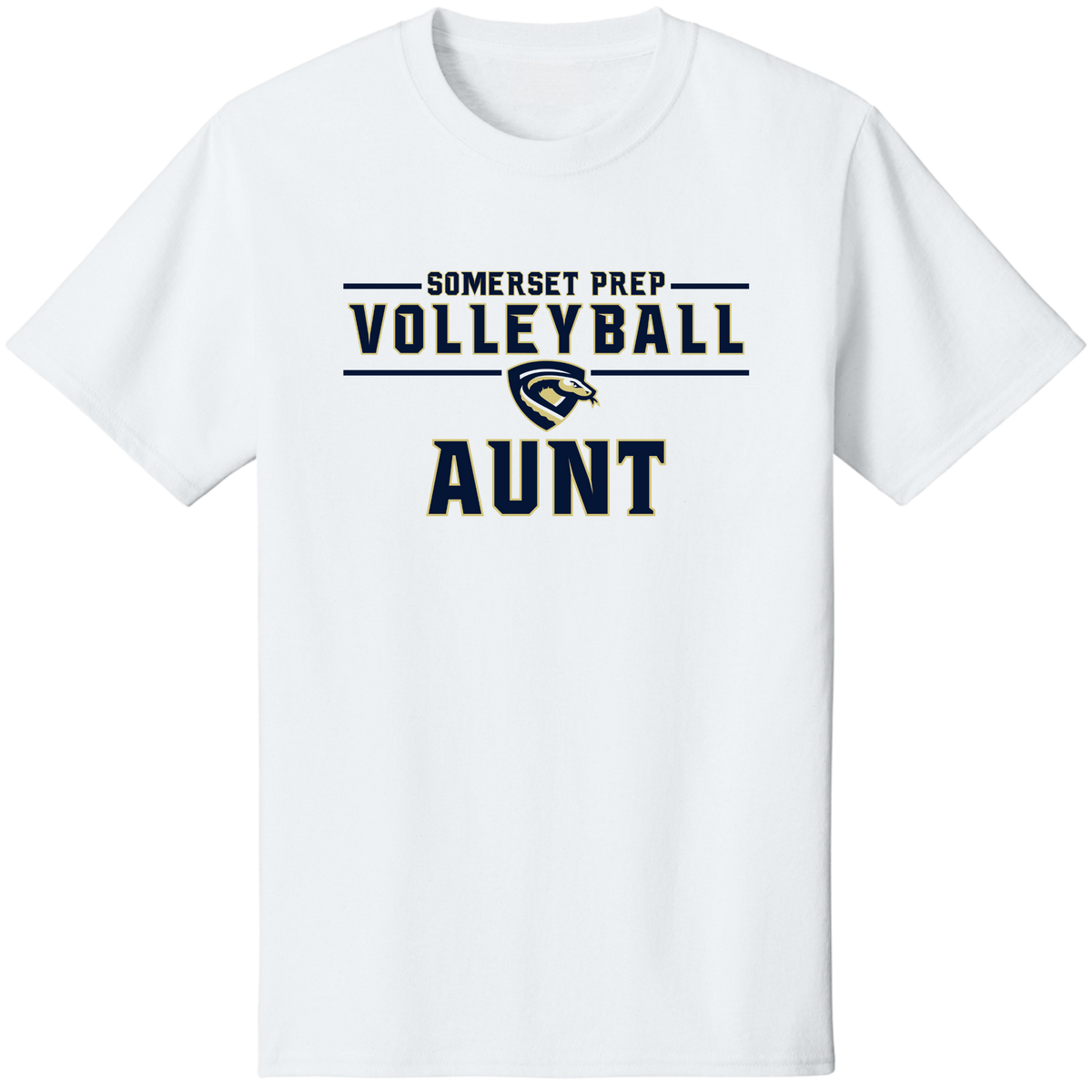 SOMERSET PREP VOLLEYBALL AUNT COTTON SHIRT (FAMILY COLLECTION)