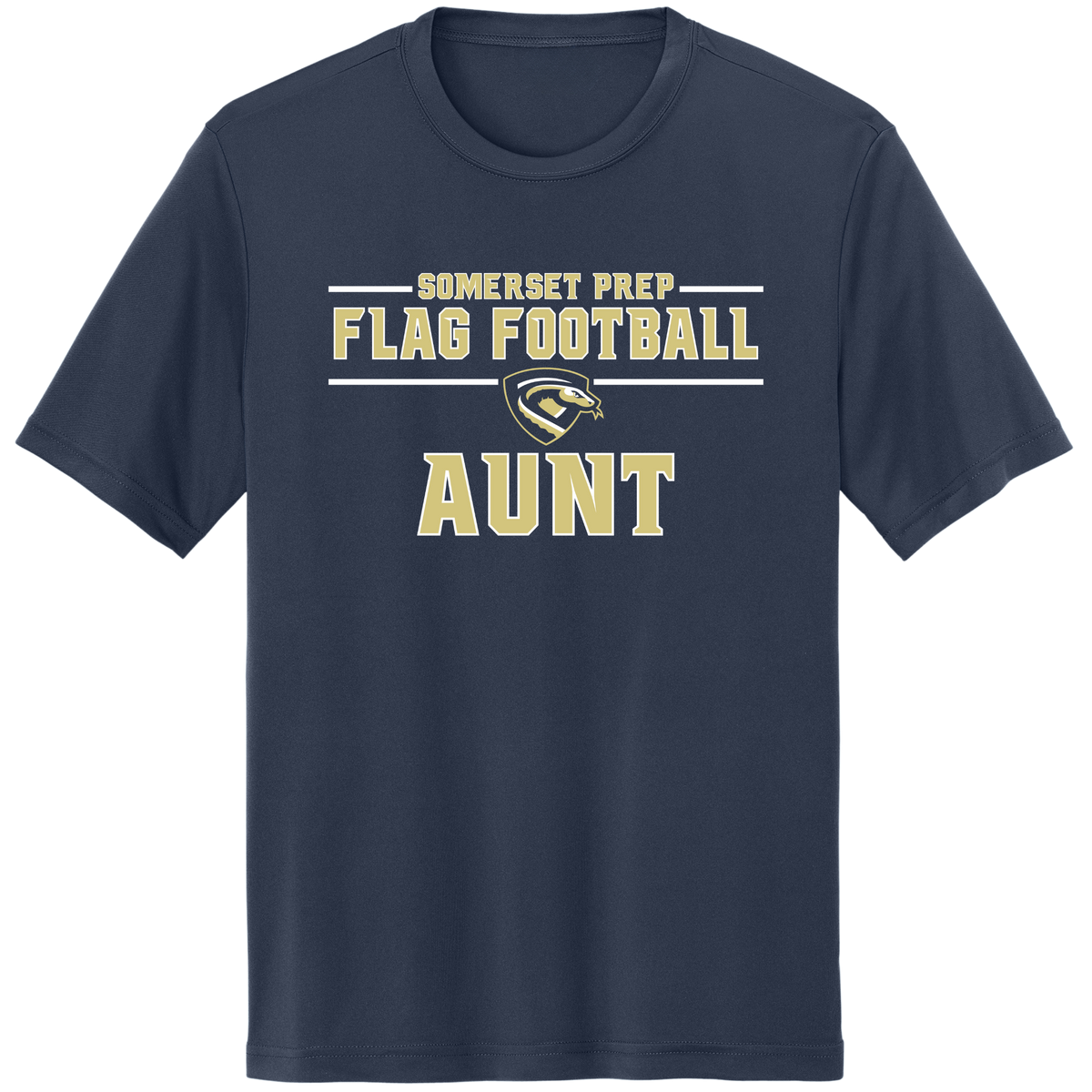 SOMERSET PREP FLAG FOOTBALL AUNT DRI-FIT SHIRT (FAMILY COLLECTION)