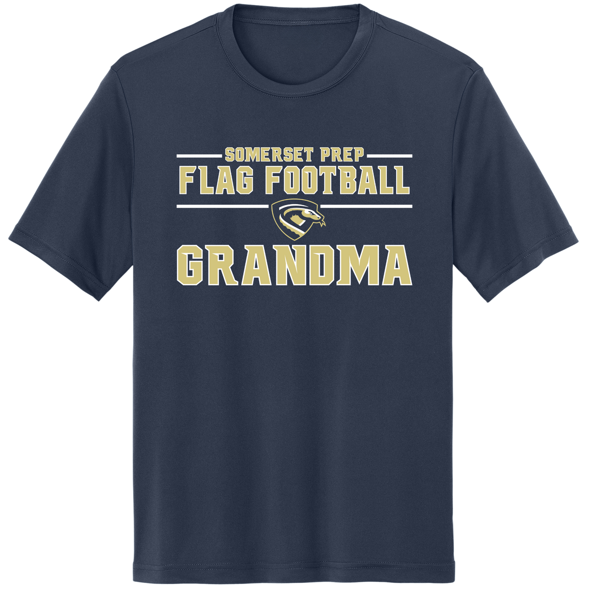 SOMERSET PREP FLAG FOOTBALL GRANDMA DRI-FIT SHIRT (FAMILY COLLECTION)