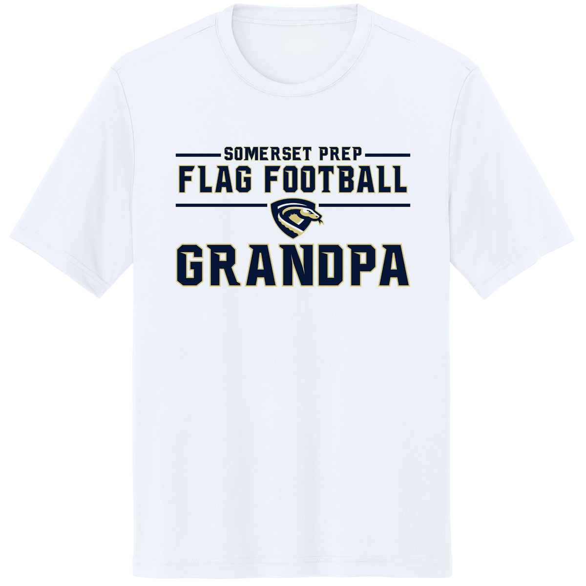 SOMERSET PREP FLAG FOOTBALL GRANDPA DRI-FIT SHIRT (FAMILY COLLECTION)