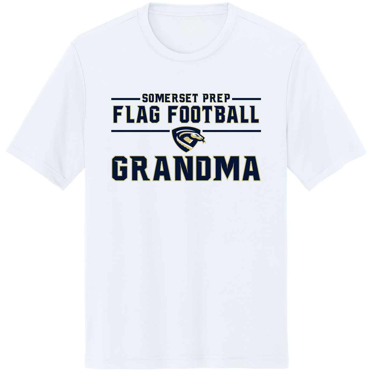 SOMERSET PREP FLAG FOOTBALL GRANDMA DRI-FIT SHIRT (FAMILY COLLECTION)