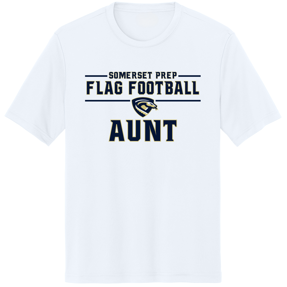 SOMERSET PREP FLAG FOOTBALL AUNT DRI-FIT SHIRT (FAMILY COLLECTION)