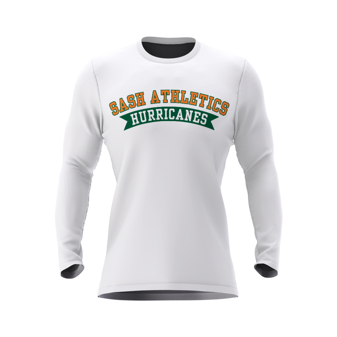 SASH Athletics Cotton Long Sleeve - White