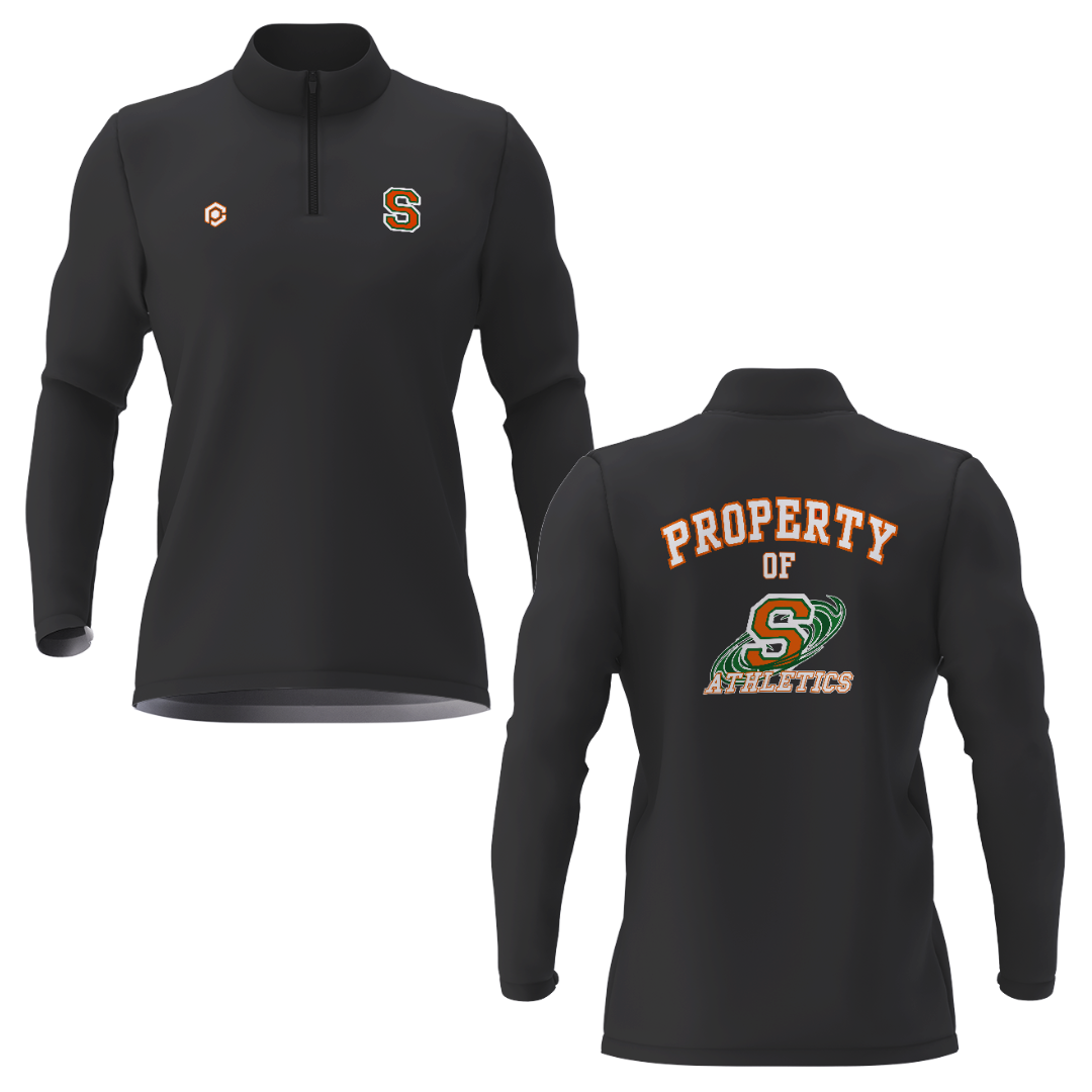 &quot;Property of SASH Athletics&quot; 1/4 Zip Jacket