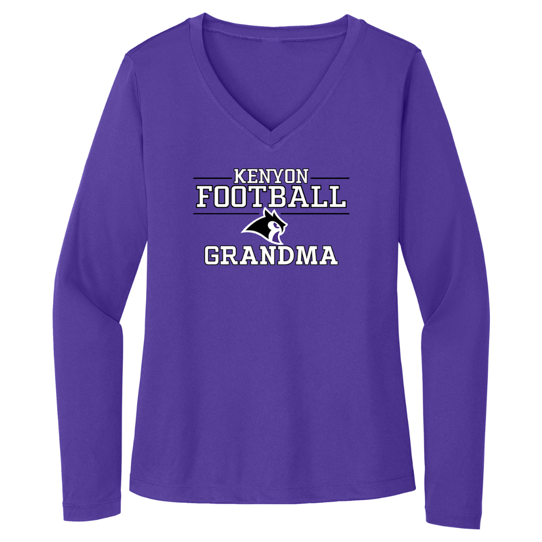 KCFB GRANDMA DRI-FIT LONG SLEEVE V-NECK