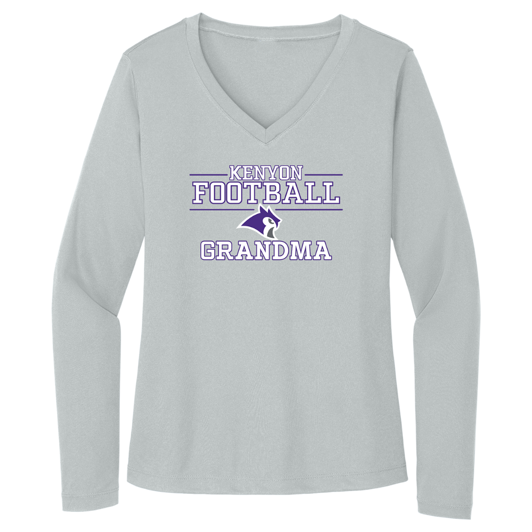 KCFB GRANDMA DRI-FIT LONG SLEEVE V-NECK