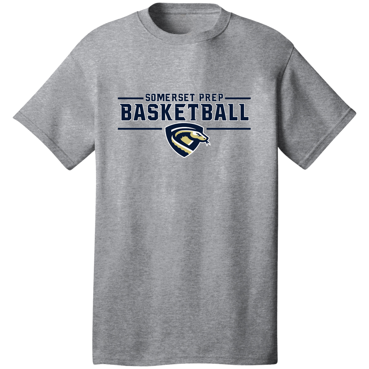 SOMERSET PREP CUSTOMIZABLE BASKETBALL COTTON SHIRT