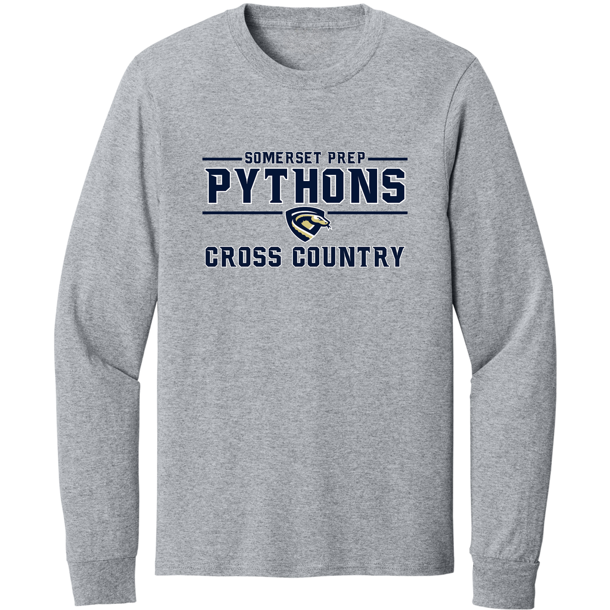 SOMERSET PREP CUSTOMIZABLE CROSS COUNTRY PROBLOCK COTTON LONG SLEEVE SHIRT