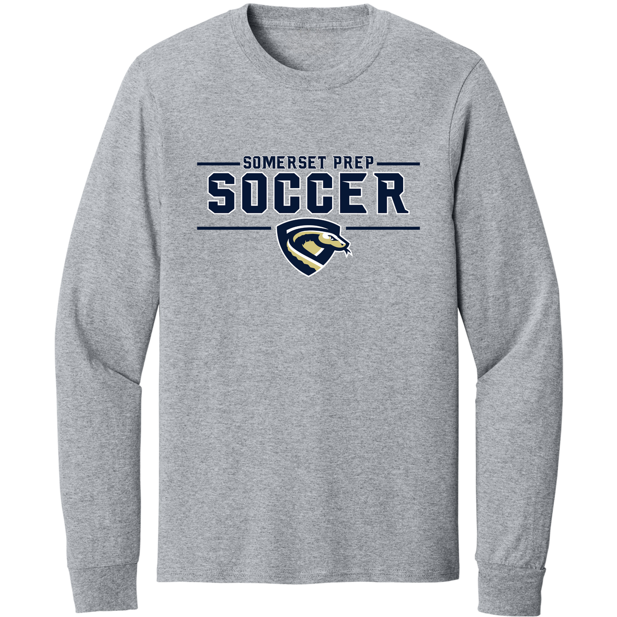 SOMERSET PREP SOCCER COTTON LONG SLEEVE SHIRT