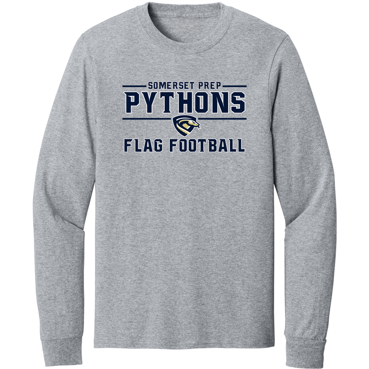 SOMERSET PREP CUSTOMIZABLE FOOTBALL PROBLOCK COTTON LONG SLEEVE SHIRT
