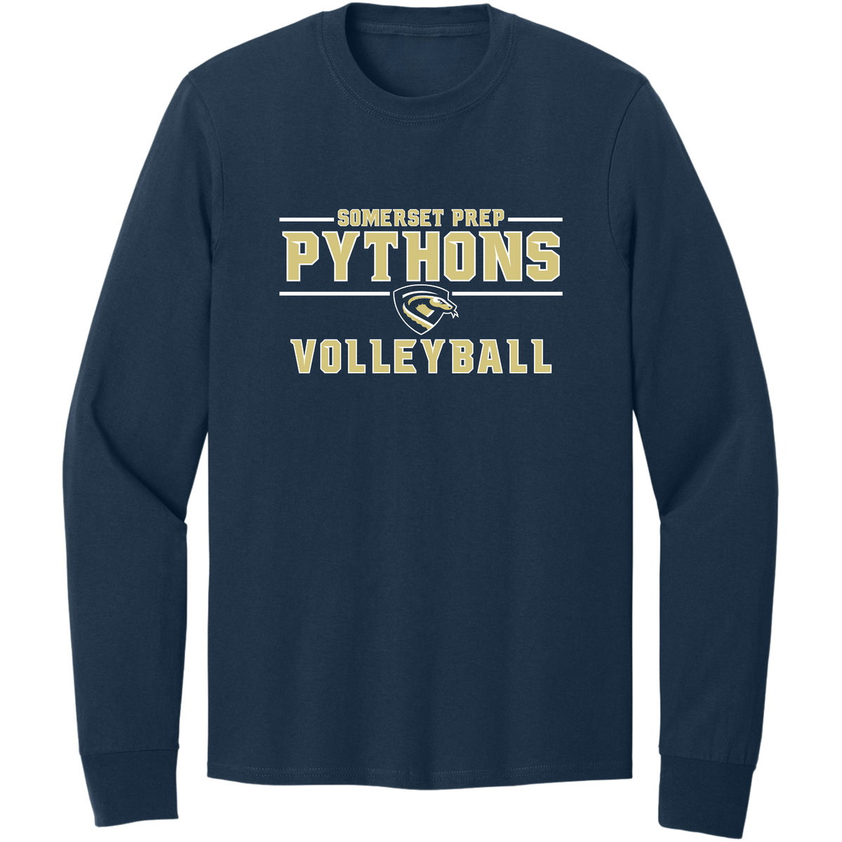 SOMERSET PREP CUSTOMIZABLE VOLLEYBALL PROBLOCK COTTON LONG SLEEVE SHIRT