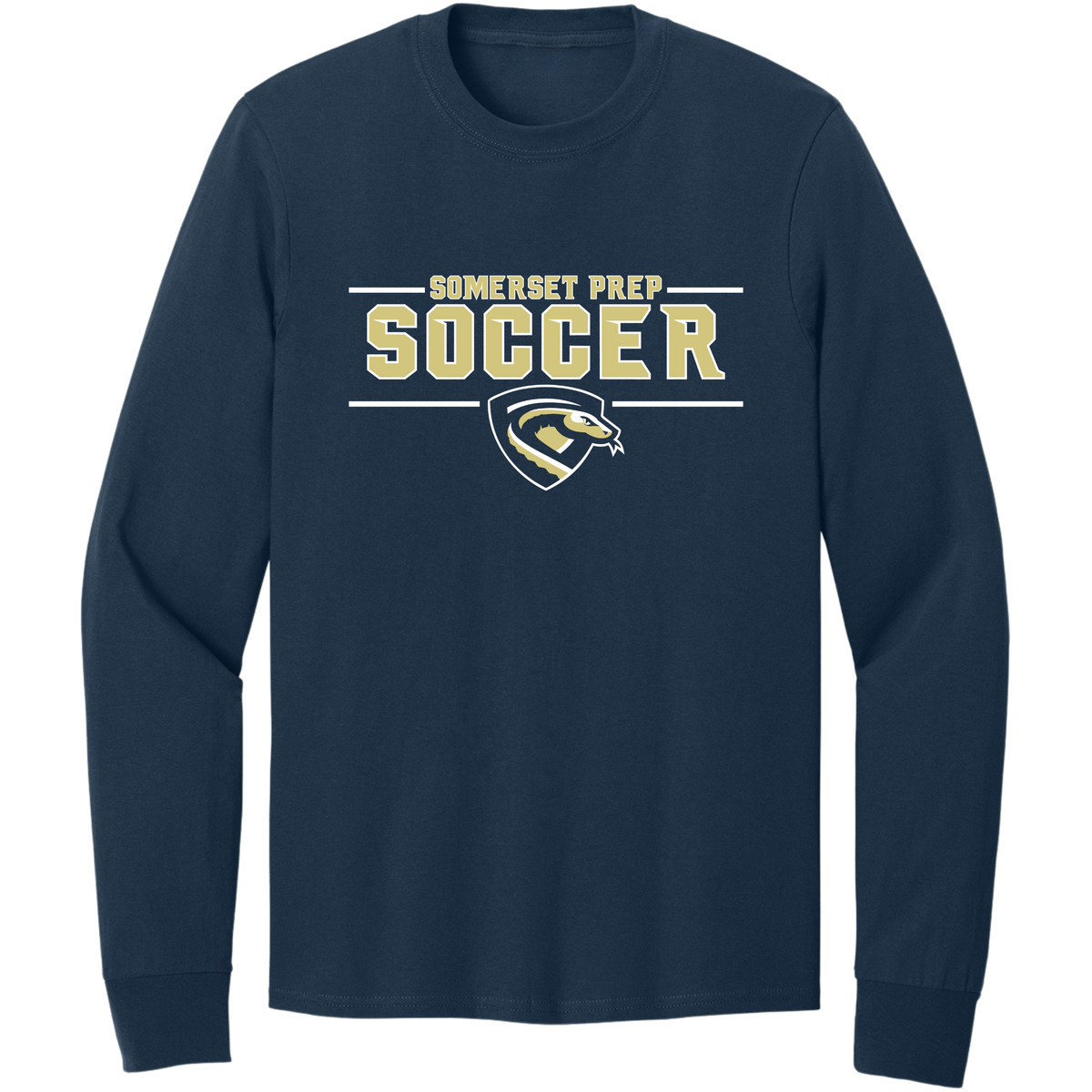 SOMERSET PREP SOCCER COTTON LONG SLEEVE SHIRT