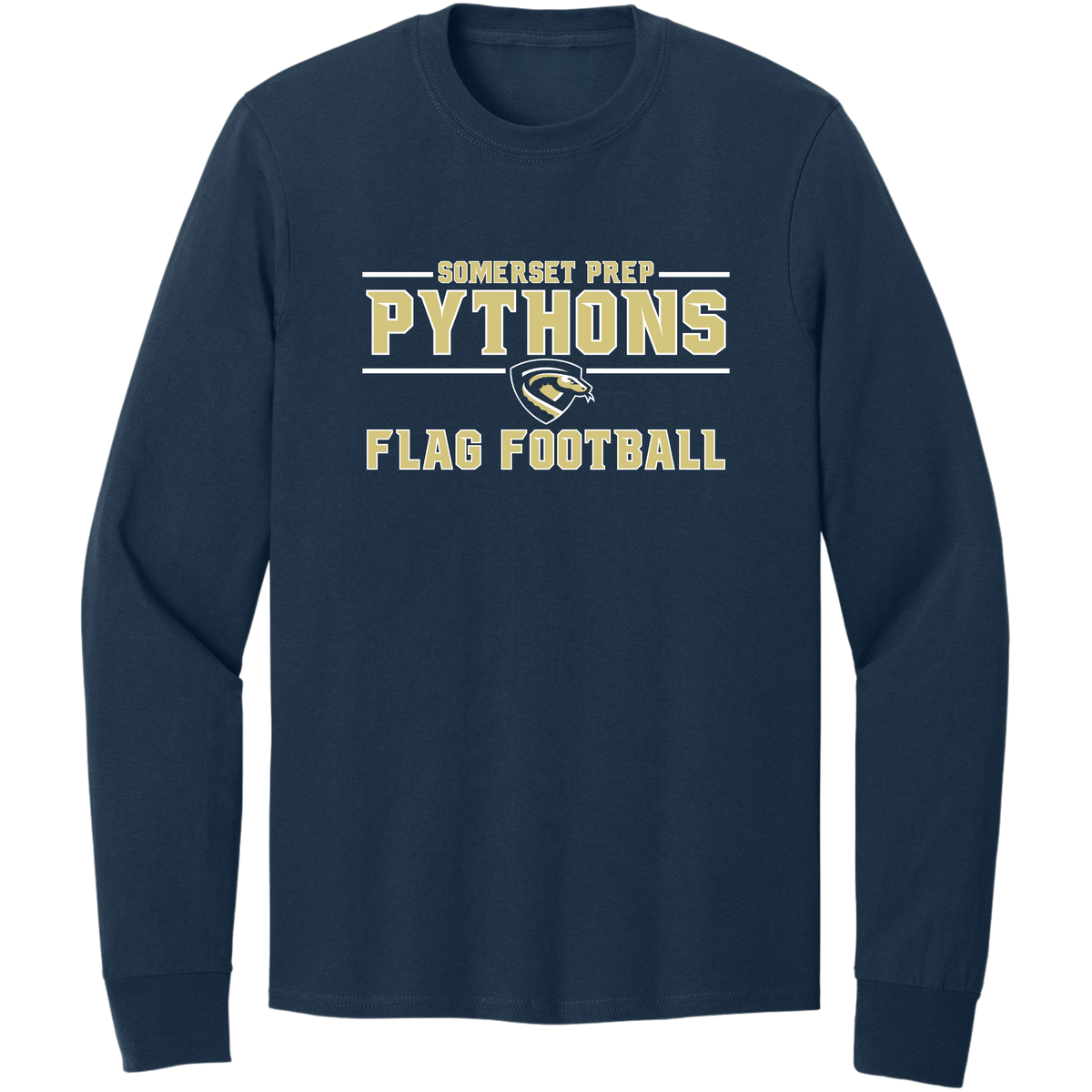 SOMERSET PREP CUSTOMIZABLE FOOTBALL PROBLOCK COTTON LONG SLEEVE SHIRT