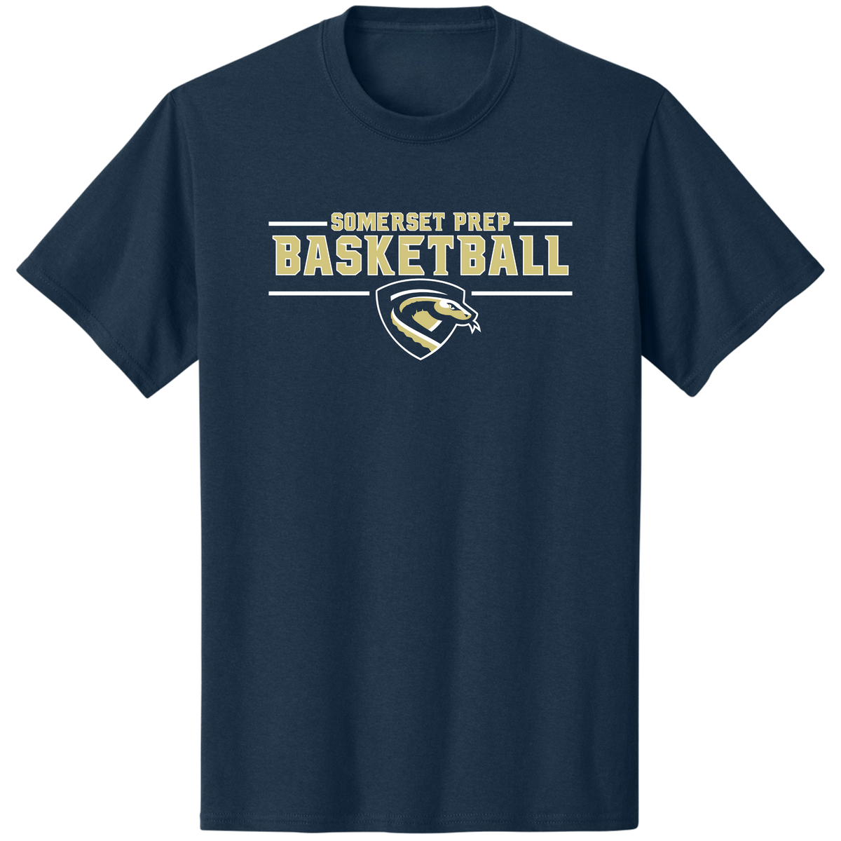 SOMERSET PREP CUSTOMIZABLE BASKETBALL COTTON SHIRT