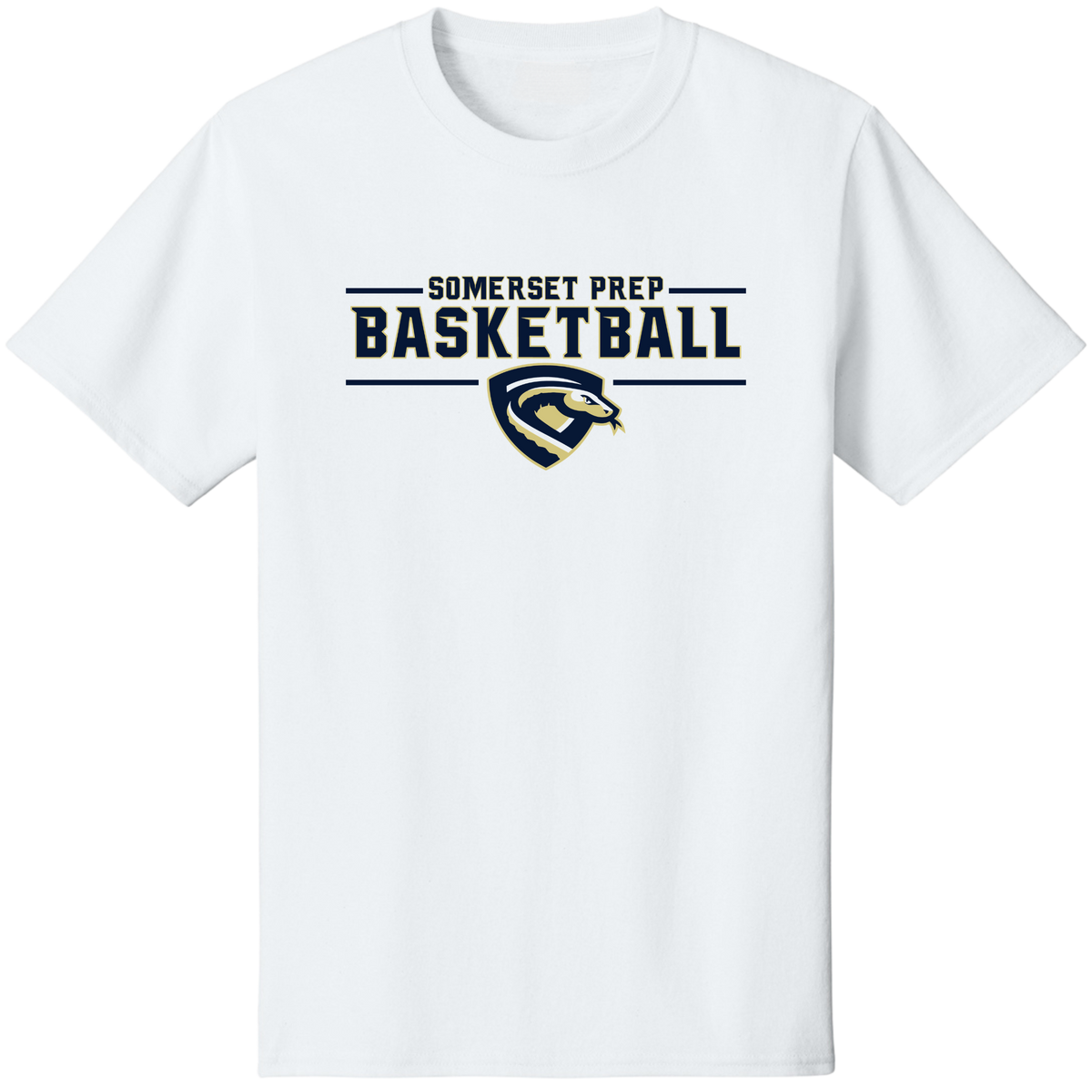SOMERSET PREP CUSTOMIZABLE BASKETBALL COTTON SHIRT