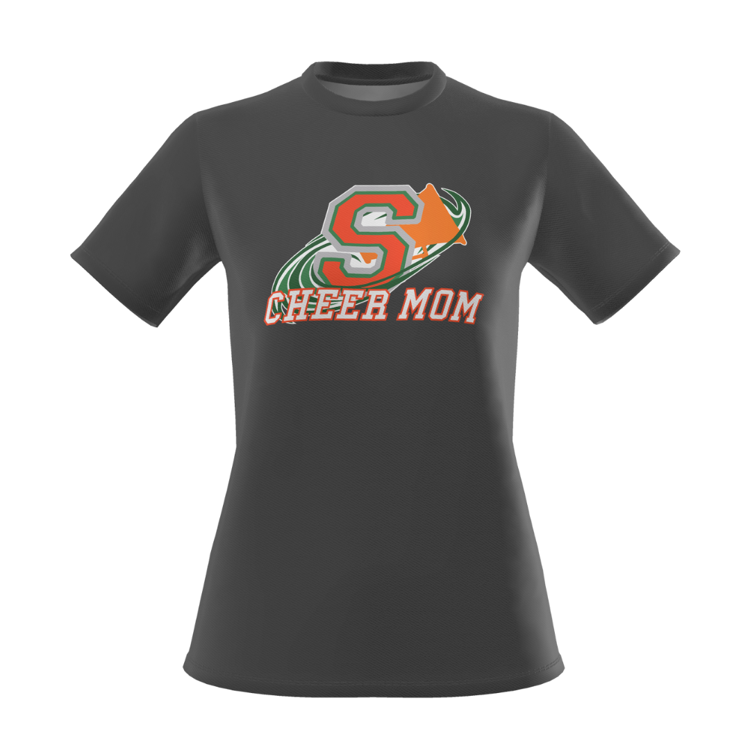 SASH CHEER MOM T-SHIRT (3 COLORS)