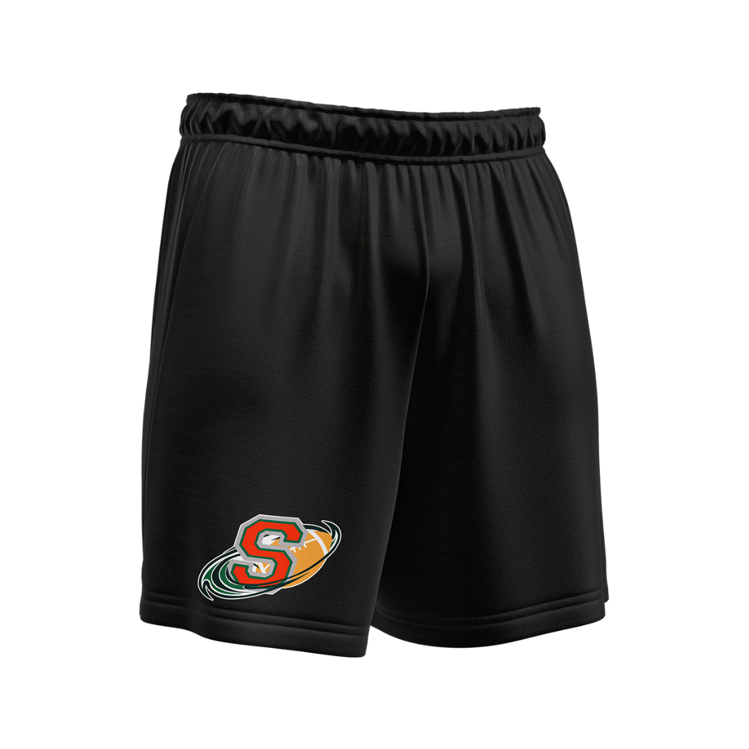 SASH FOOTBALL P-CORE SHORTS - BLACK (BUNDLE)