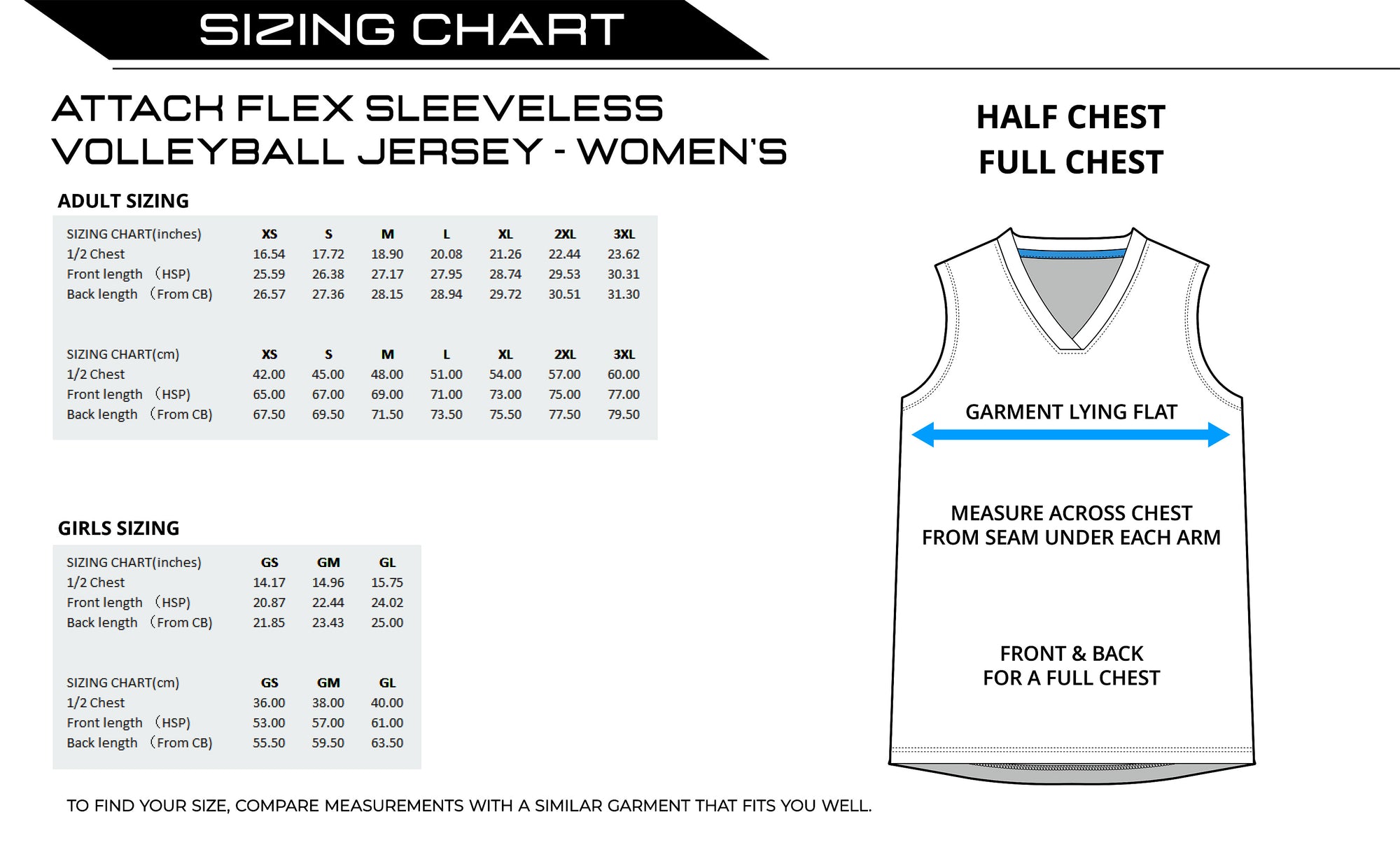 Elite jersey size chart clearance