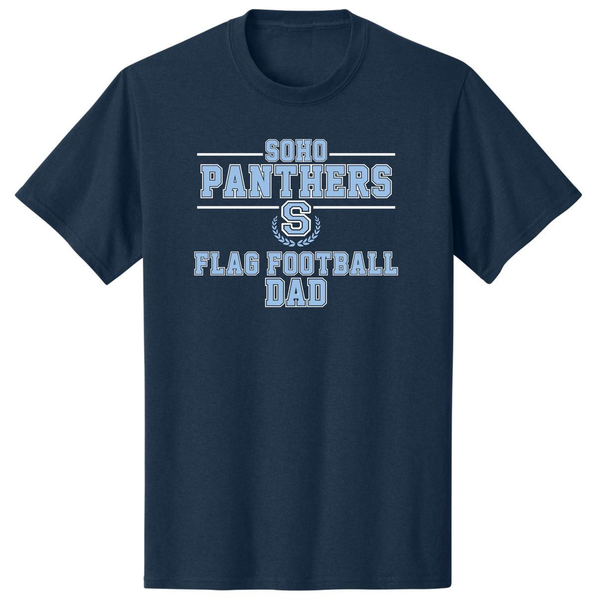SOHO FLAG FOOTBALL DAD COTTON T-SHIRT
