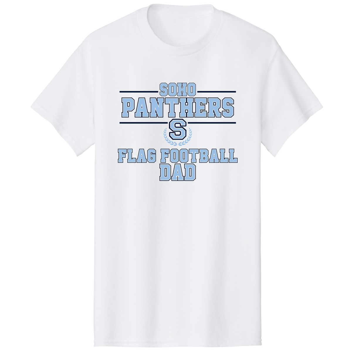 SOHO FLAG FOOTBALL DAD COTTON T-SHIRT
