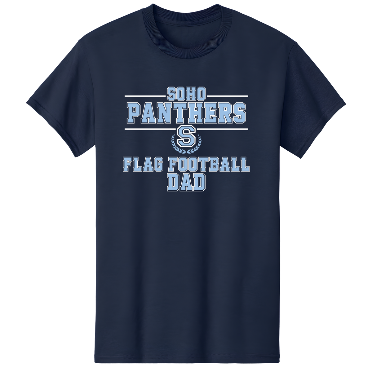 SOHO FLAG FOOTBALL DAD DRI-FIT TEE