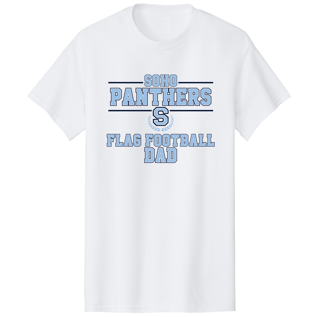 SOHO FLAG FOOTBALL DAD DRI-FIT TEE