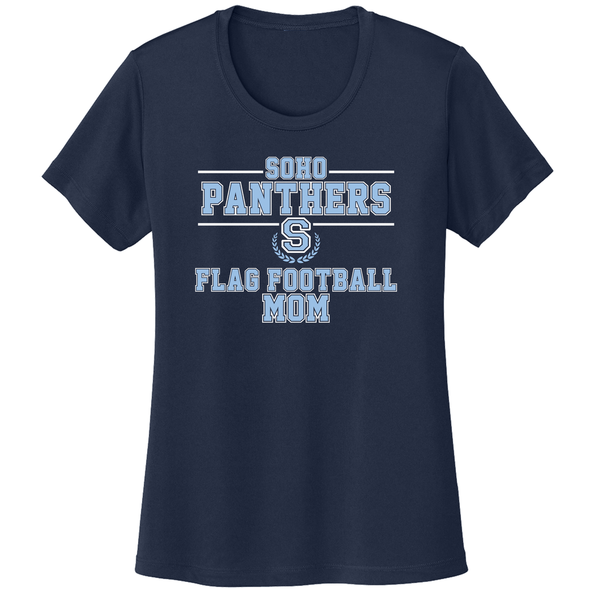 SOHO FLAG FOOTBALL MOM DRI-FIT TEE