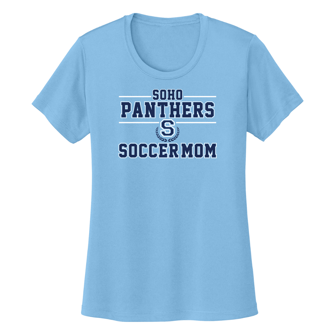 SOHO SOCCER MOM DRI-FIT TEE