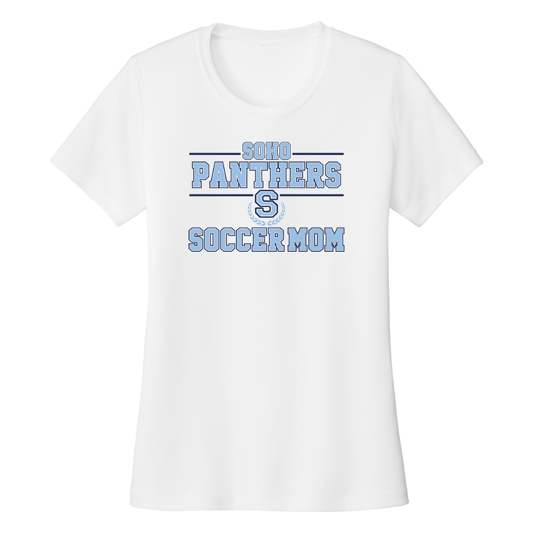 SOHO SOCCER MOM DRI-FIT TEE